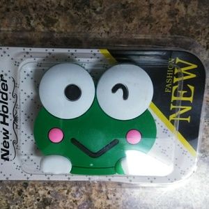 🐸Keropi the frog cell phone pop socket🐸